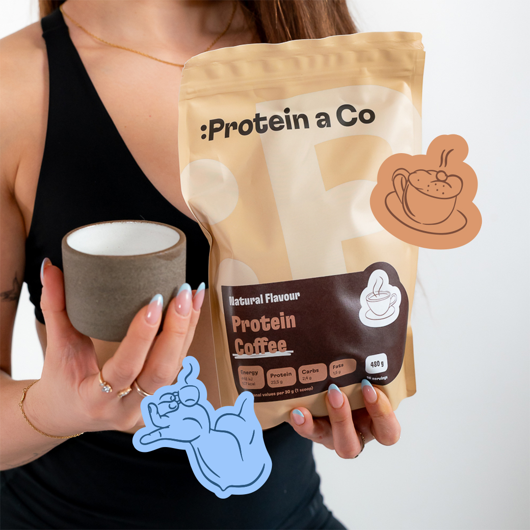 Protein&Co. Protein Coffee 480 g Obrázek