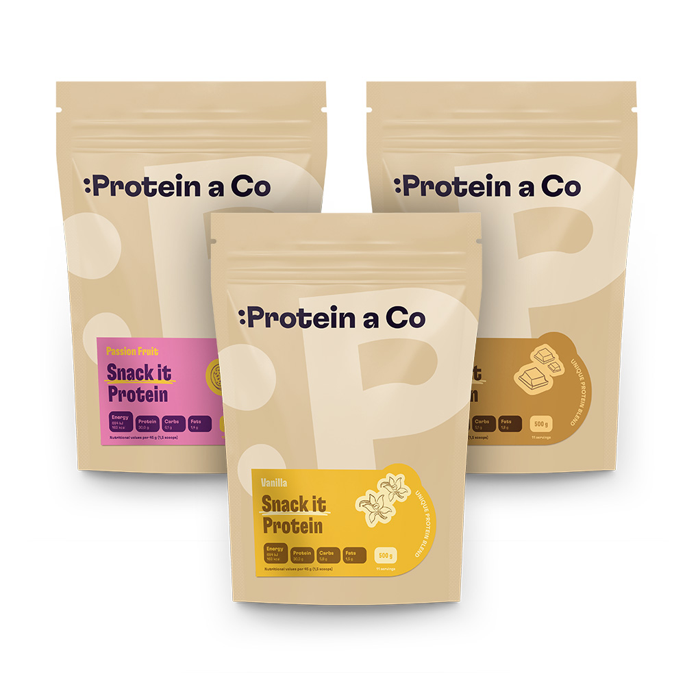 ProteinaCo SNACK IT Protein akce 2+1 zdarma 1500g