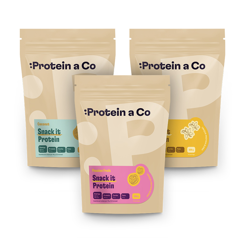 ProteinaCo SNACK IT Protein akce 2+1 zdarma 1500g