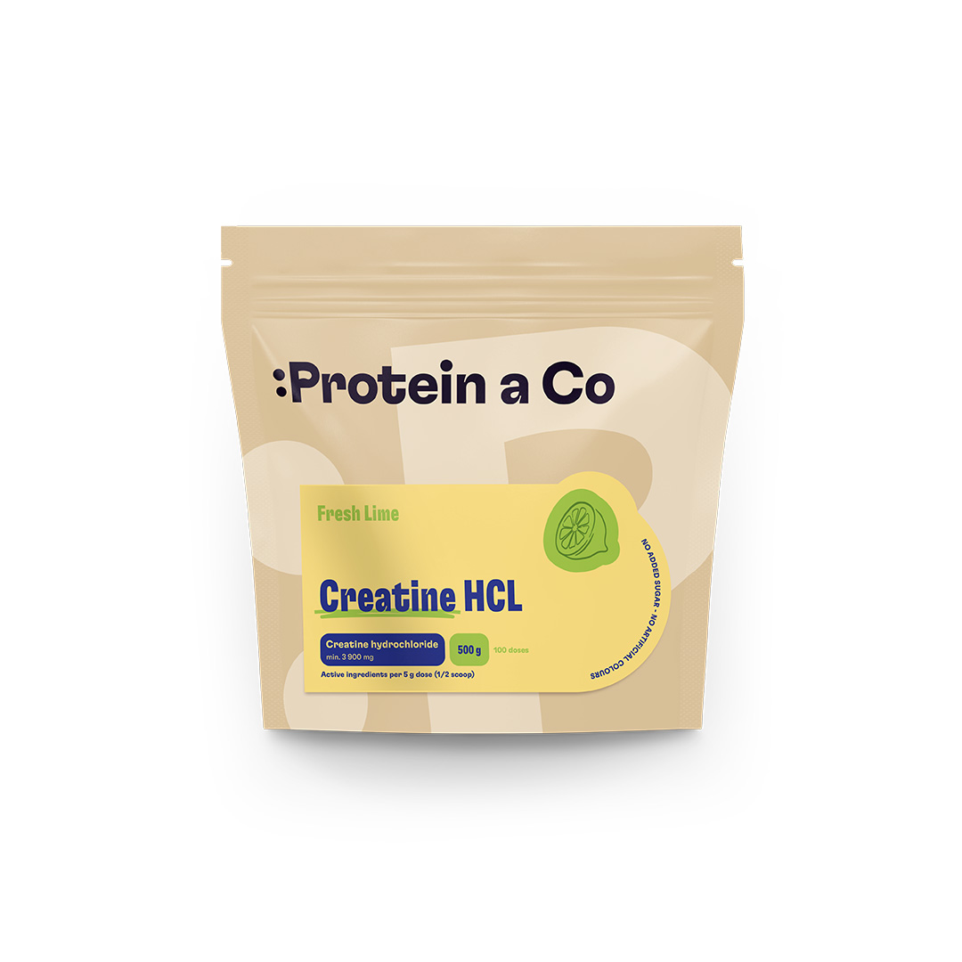 ProteinaCo Kreatin HCl (hydrochlorid) 500 g Vyber si z těchto lahodných příchutí: Fresh lime