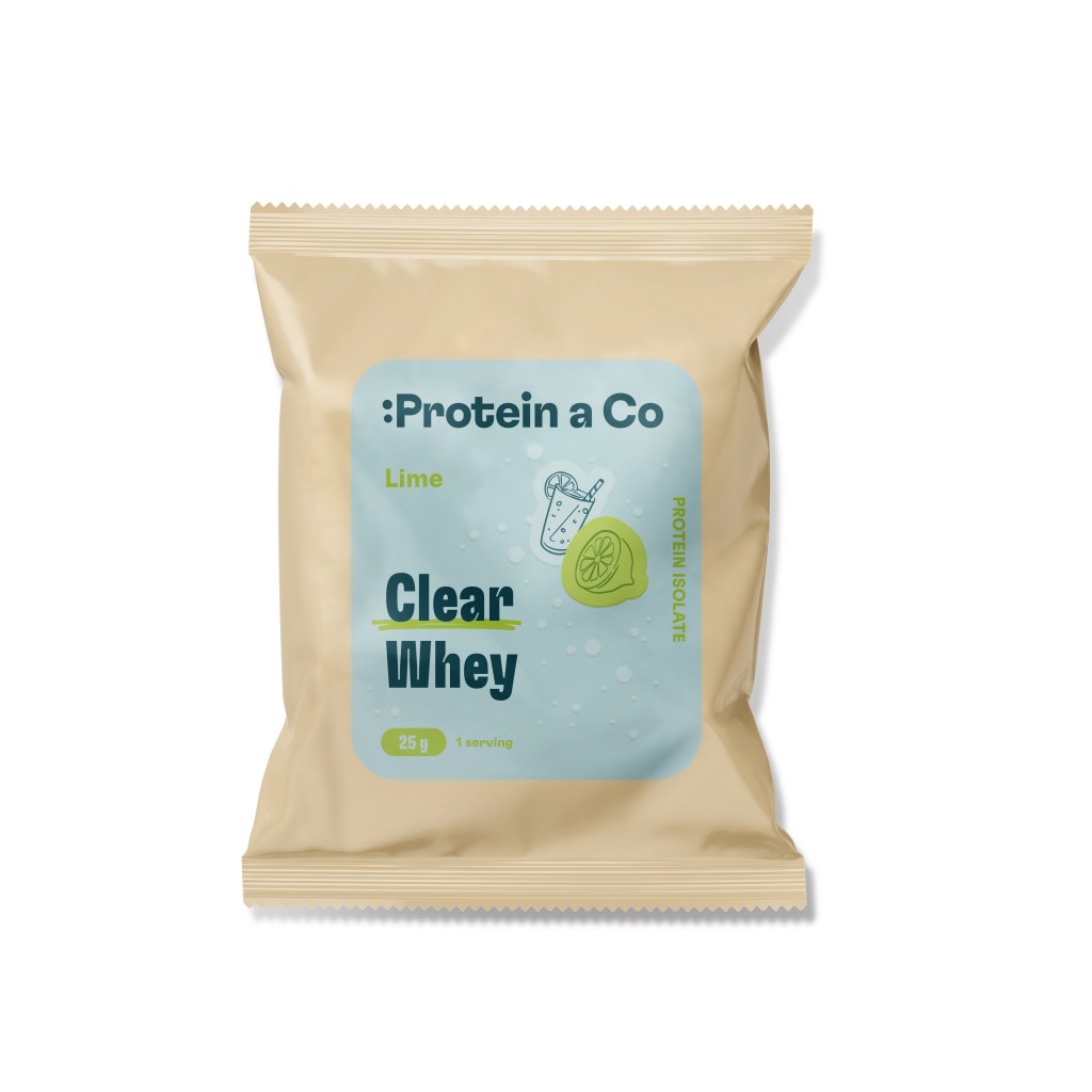 Protein a Co Akce Clear Whey Protein Isolate - 1 porce 25 g – Fresh lime
