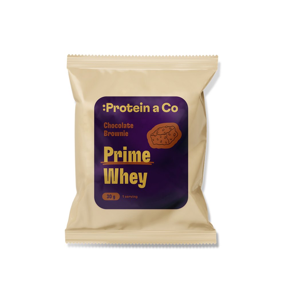 Protein a Co Akce PRIME WHEY – 1 porce 30 g – Chocolate brownie