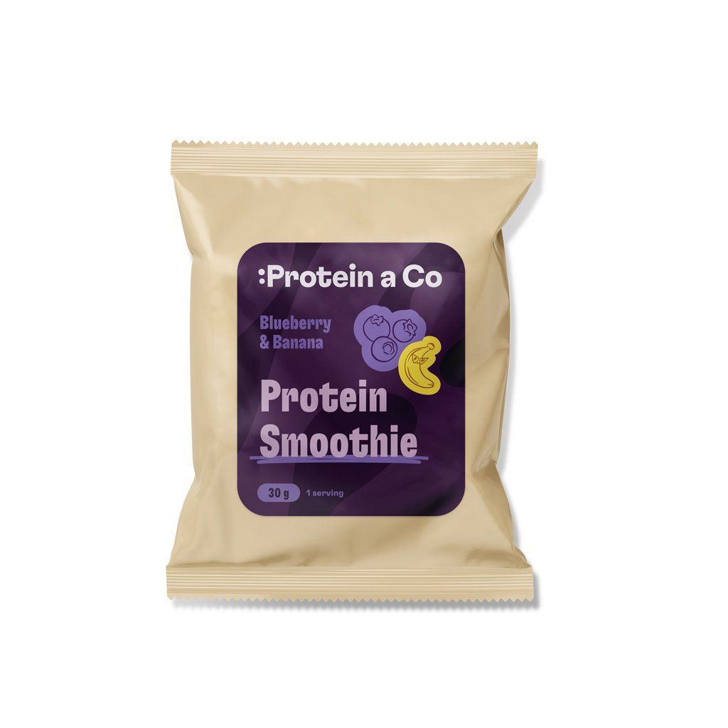 Protein a Co Akce Protein Smoothie 30 g – Blueberry & Banana