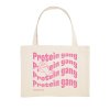 shopping bag merch protein gang pink