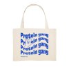 shopping bag merch protein gang blue