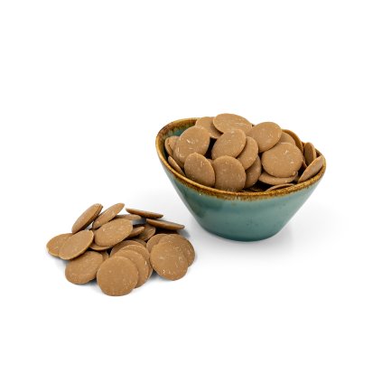 Fehér csokoládé karamellel (praliné)