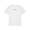 t shirt white creator merch logo