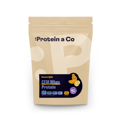 CFM WHEY PROTEIN 80 1 kg – 14 smaków (SMAK Banana Split)