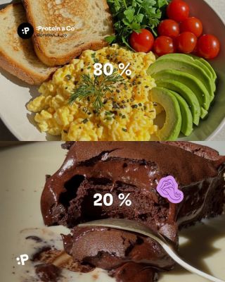 80% dyscyplina. 20% życie. ⚖️ Nie chodzi o to, żeby żyć i jeść „czysto” w 100% czasu. Chodzi o to, żeby przez większość...