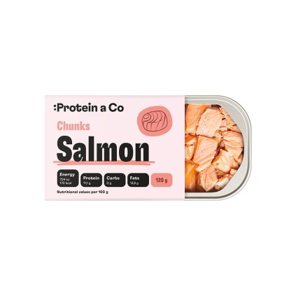 Salmon Chunks open 120