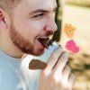Baton proteic cu umplutură de alune de pădure și cacao 30 g