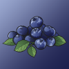 Creamy blueberry