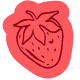 Dried strawberries
