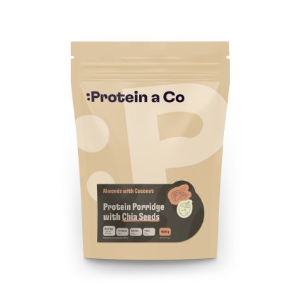 Proteínové kaše s chia 1 600 g – 8 príchutí