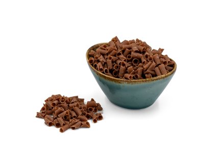 Čokoláda s karamelovou príchuťou (hoblinky) (Váha 150 g)