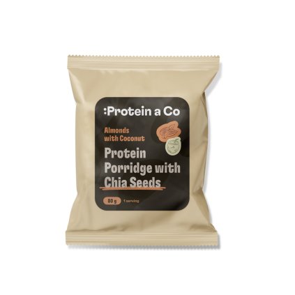 Proteínové kaše s chia 80 g - 8 príchutí