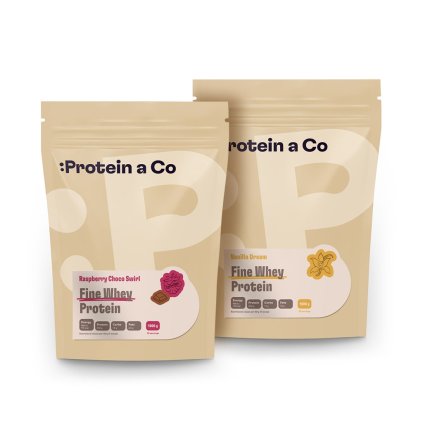 FINE WHEY - prírodný proteín sladený stéviou 1 + 1 kg za zvýhodnenú cenu