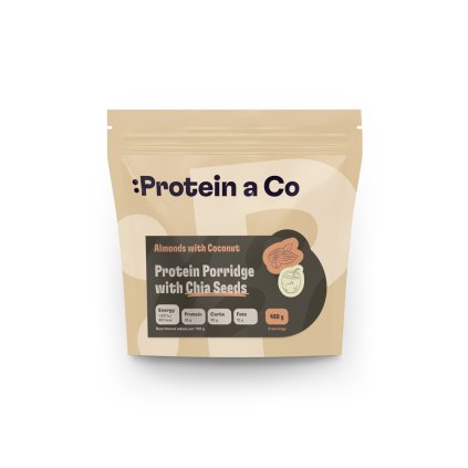 Proteínové kaše s chia 480 g - 8 príchutí