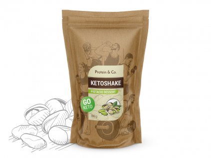 Ketoshake – proteínový diétny koktail (Množstvo 1000 g, Chuť Salted caramel)