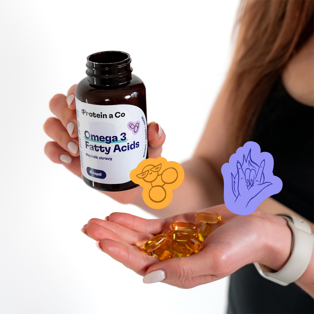 Protein&Co. Omega-3 mastné kyseliny 80 kapslí