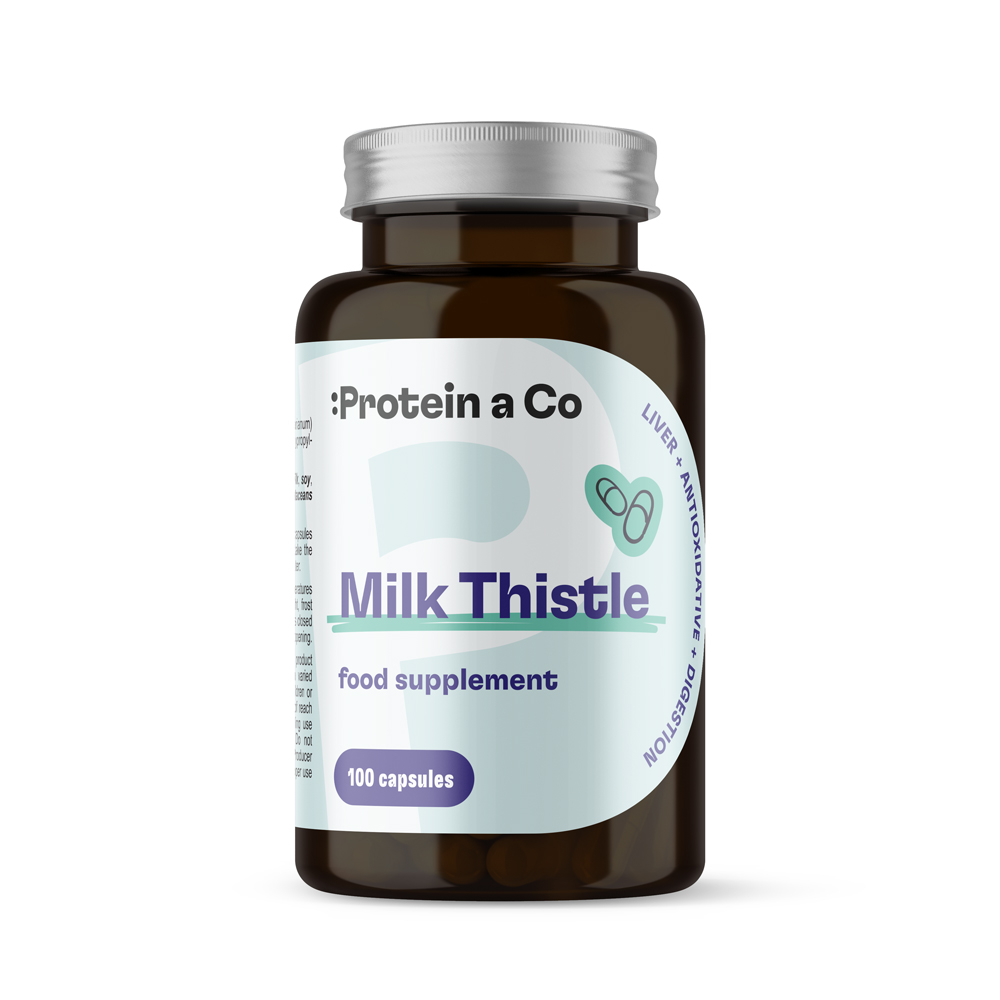 Protein & Co. Milk Thistle (ostropestřec mariánský) 100 kapslí Obrázek