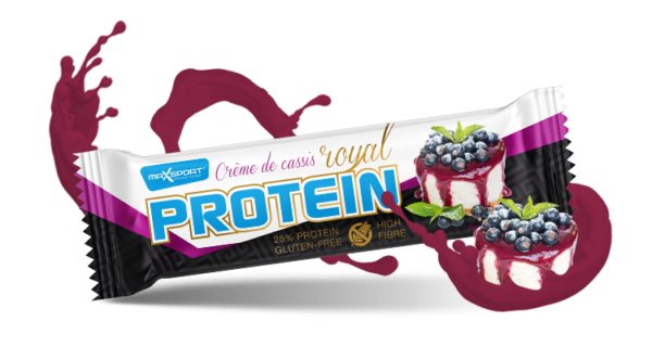 MAX SPORT s r.o. Royal Protein Bar 60 g Zvoľ príchuť: Créme de cassis