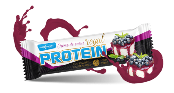 MAX SPORT s r.o. Royal Protein Bar 60 g Zvol příchuť: Créme de cassis