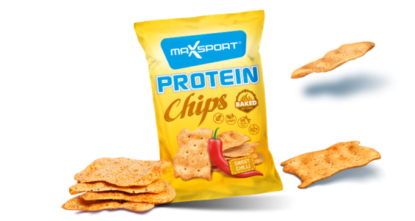 MAX SPORT s r.o. Protein Chips 45 g Zvol příchuť: Mořská sůl a koření Obrázek