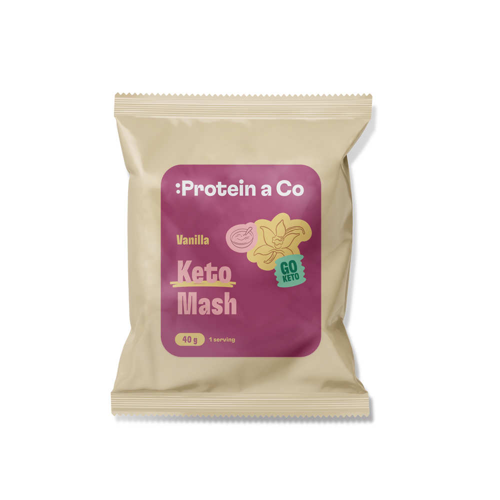 Protein & Co. Keto mash – proteinová dietní kaše - 1 porce 40 g Zvol příchuť: Pistácie