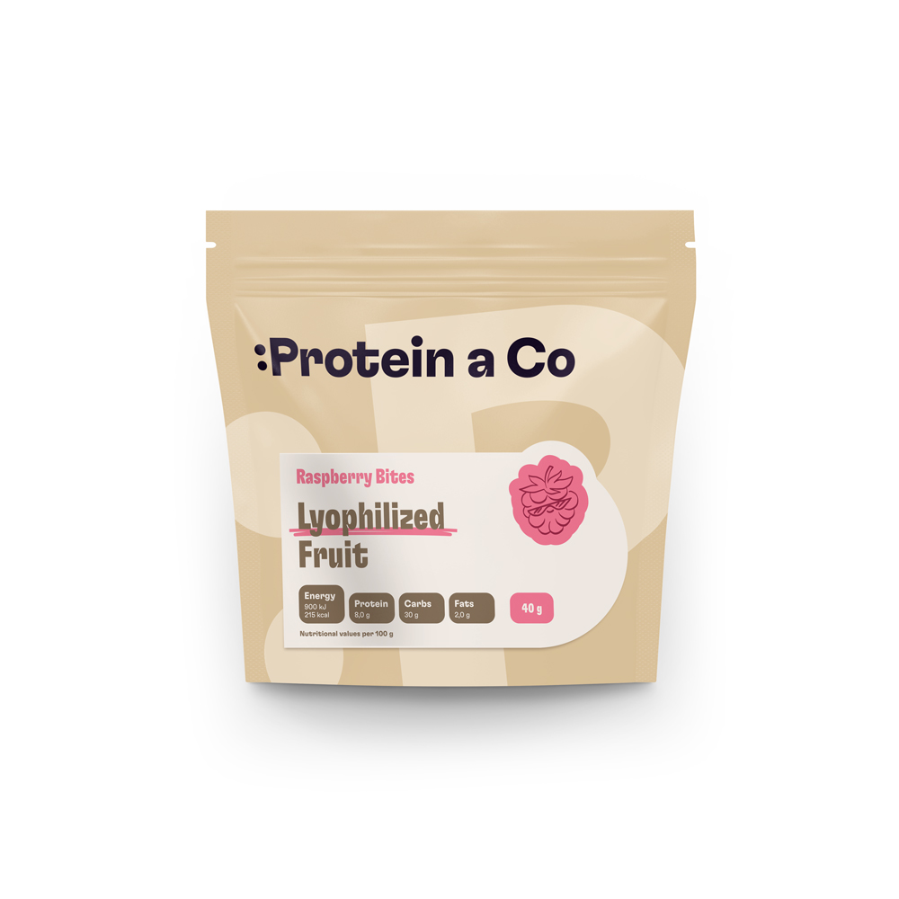 Protein & Co. Lyofilizované maliny 40 g Obrázek