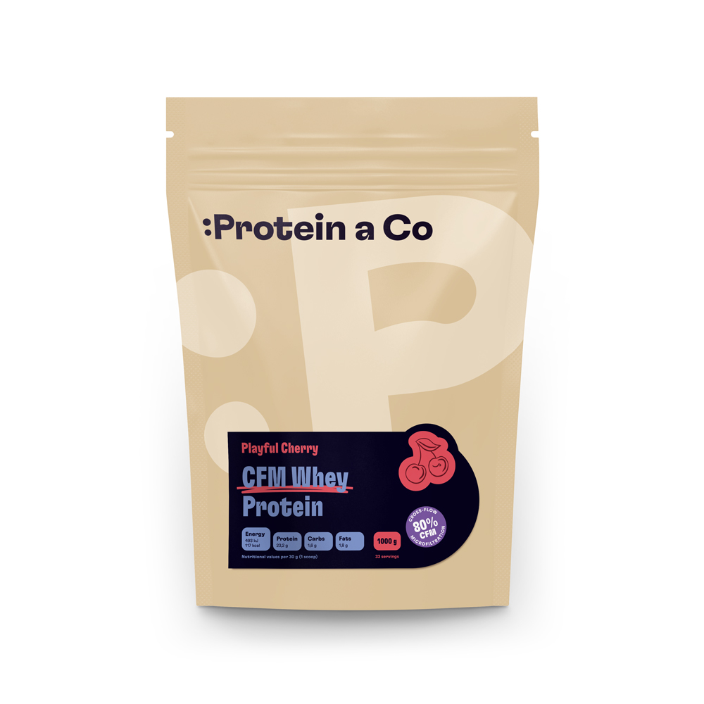 Protein&Co. WHEY PROTEIN 80 1000 g Zvol příchuť: Chocobanana symphony Obrázek