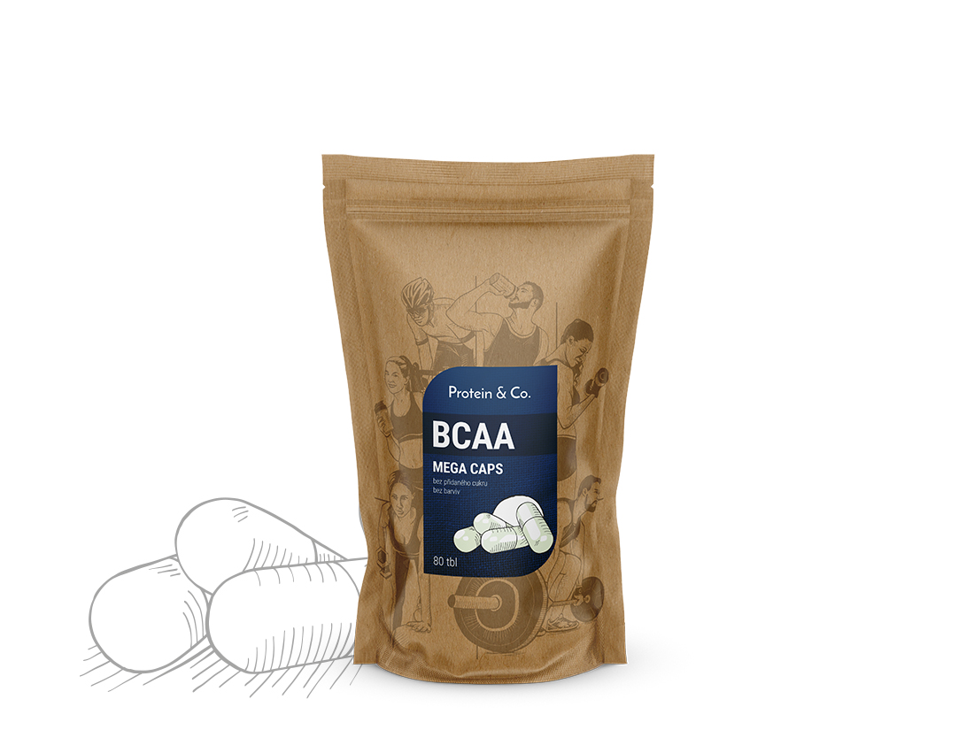 E-shop Protein&Co. BCAA MEGA CAPS 80 kapsúl