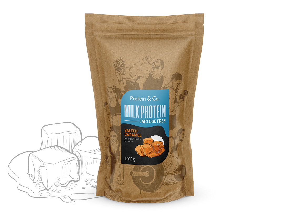 E-shop Protein & Co. MILK PROTEIN – lactose free Zvoľ príchuť: Salted caramel