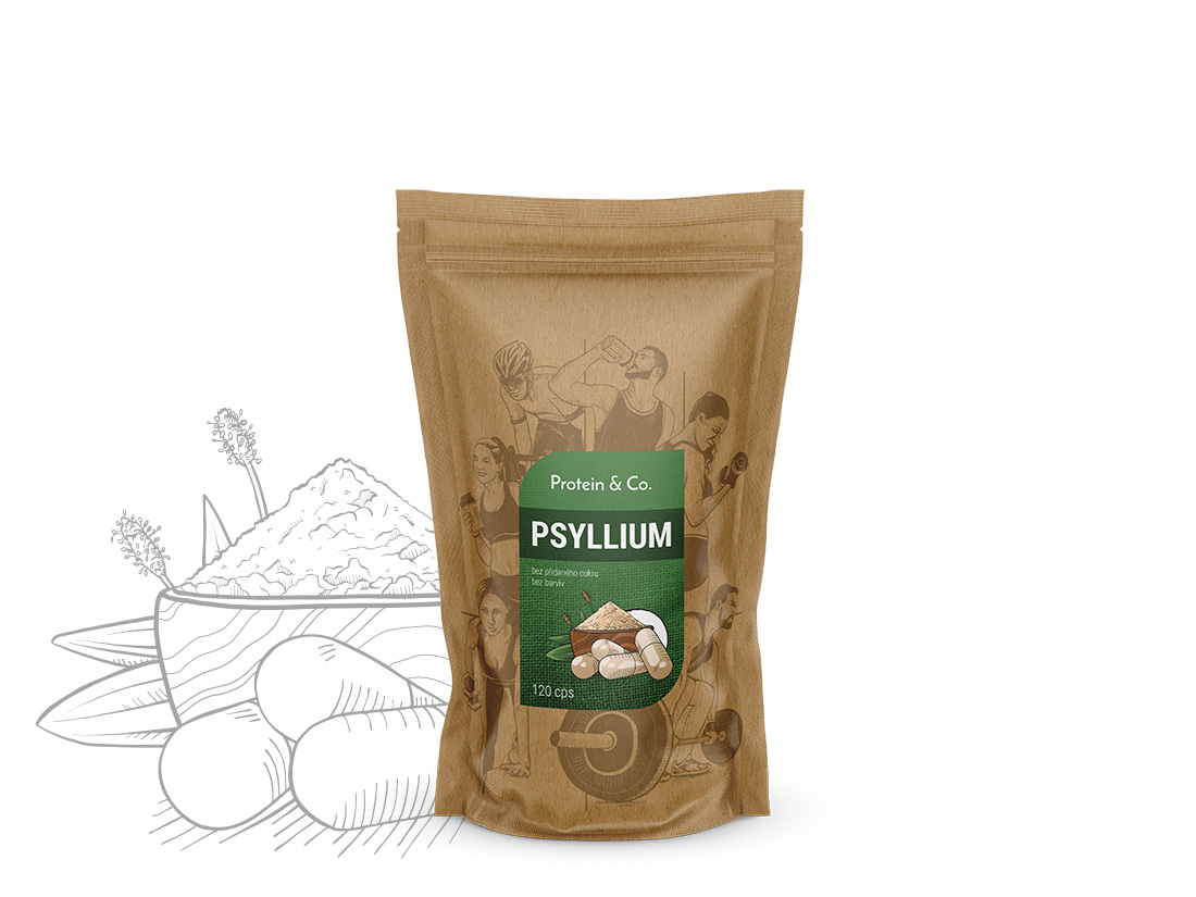Protein & Co. Psyllium – 120 kapsúl