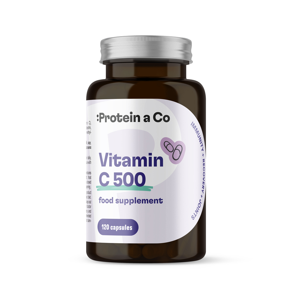 E-shop Protein&Co. Vitamin C 500 mg 120 kapsúl