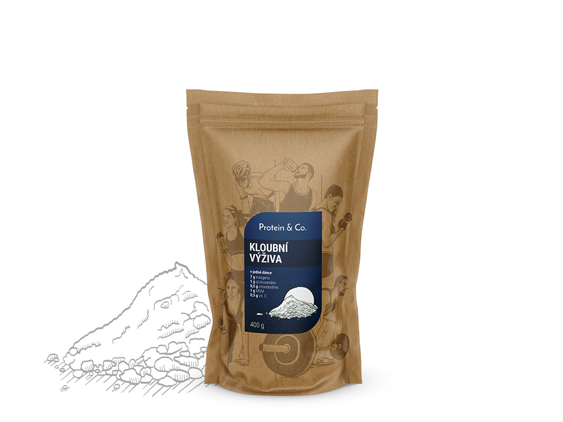 Protein & Co. Kĺbová výživa v prášku 400 g Zvoľ príchuť: Natural