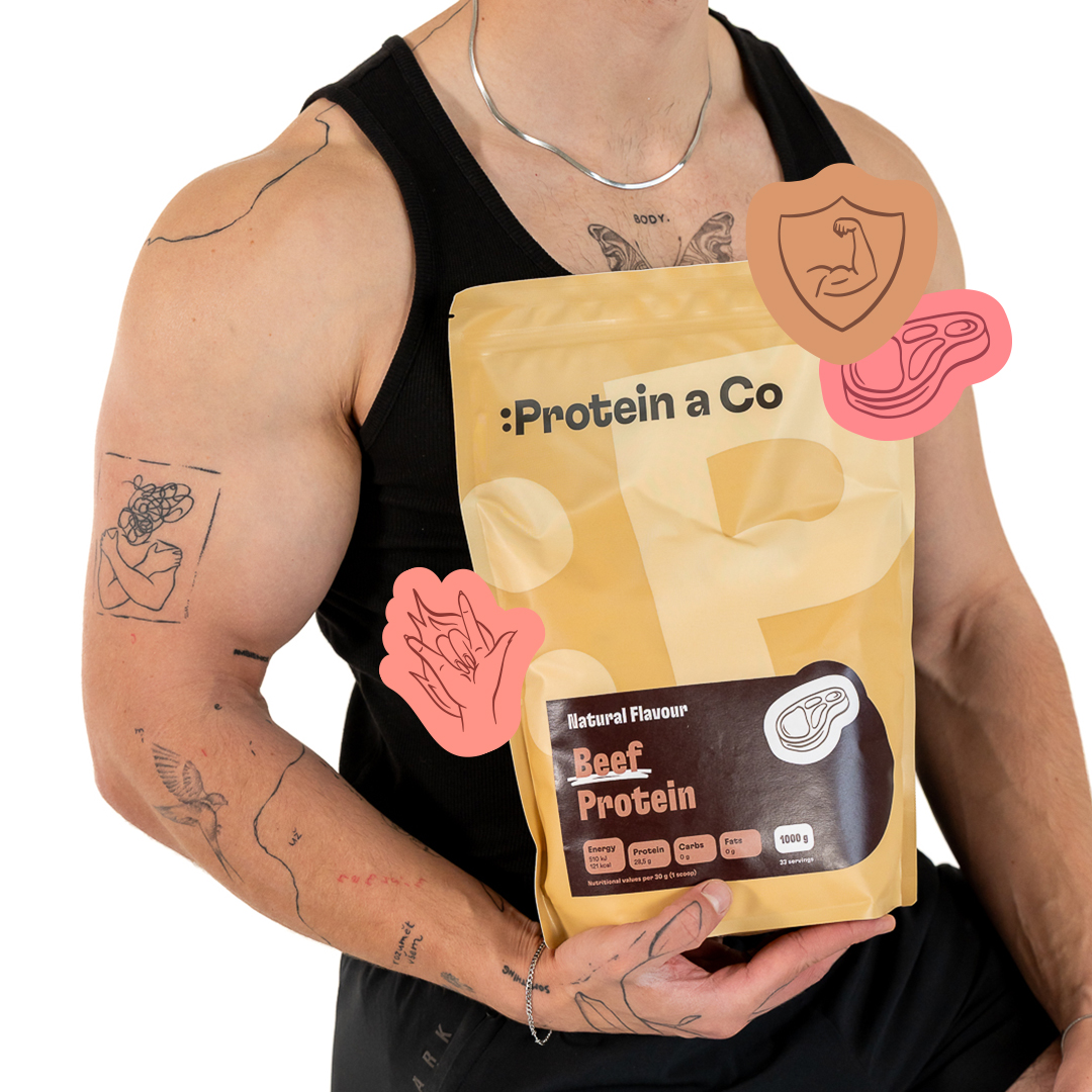 Protein & Co. BEEF Protein natural - 1 kg Obrázek