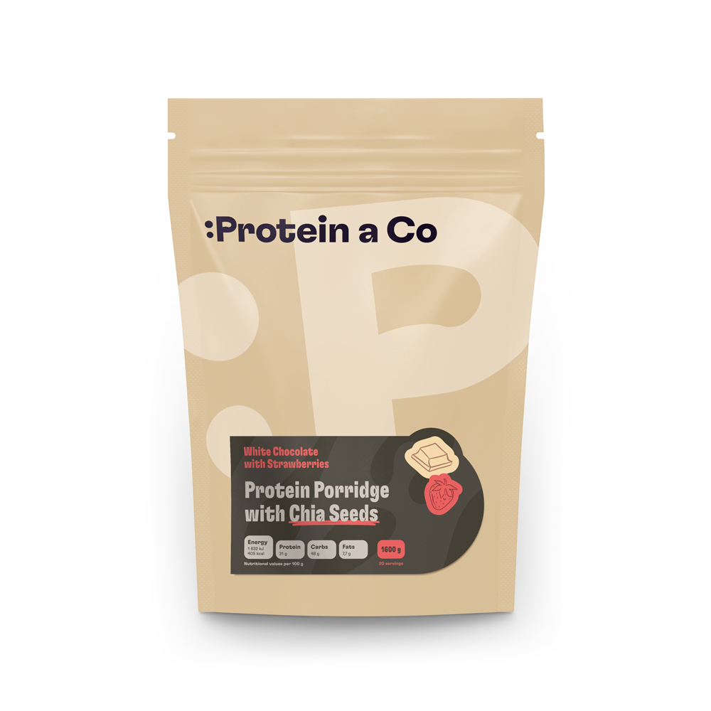 Protein & Co. Proteínové kaše s chia 1 600 g – 8 príchutí PRÍCHUŤ: Sweet natural Obrázek