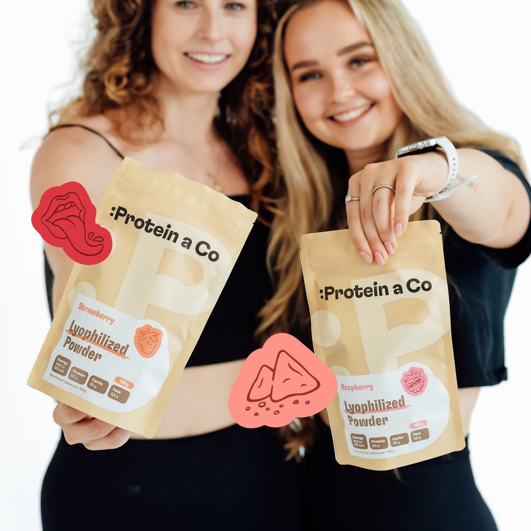 Protein & Co. Lyofilizované maliny - prášek 100 g Obrázek