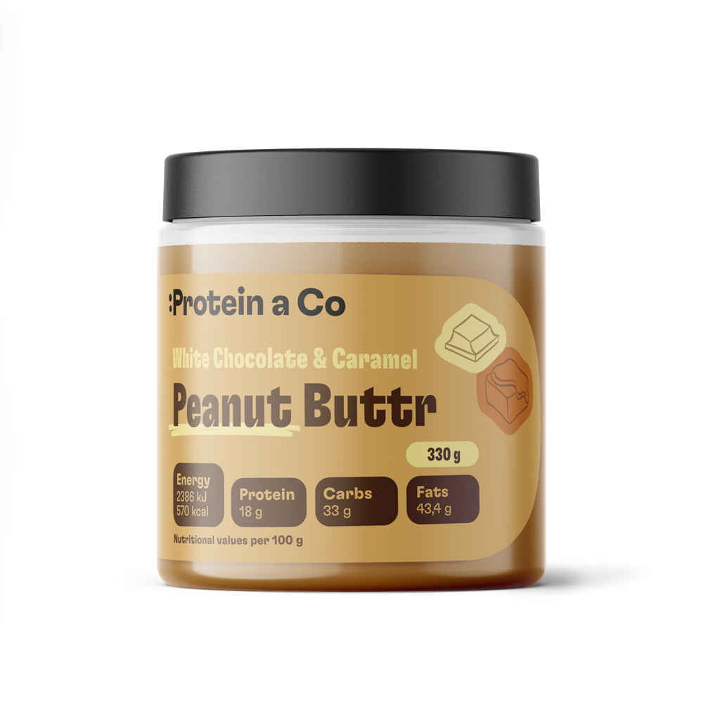 Protein&Co. Arašídový krém s karamelem 330 g