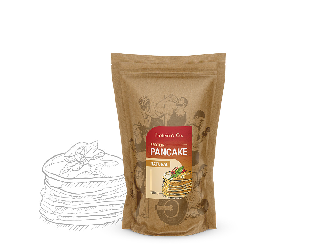 Protein & Co. Proteínové palacinky 480g Zvoľ príchuť: Natural