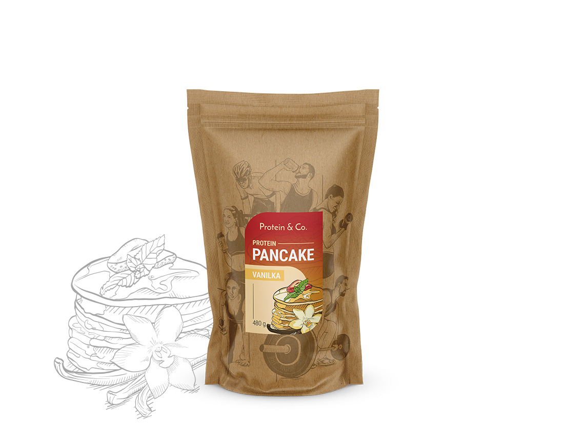 Protein & Co. Proteínové palacinky 480g Zvoľ príchuť: Vanilka