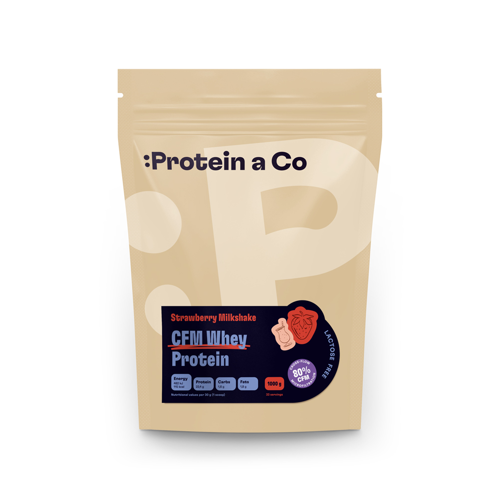 Protein & Co. Bezlaktózový CFM Whey Váha: 1000g, Zvol příchuť: Vanilla dream