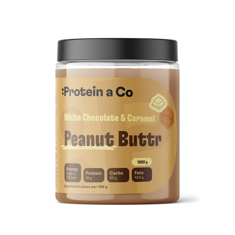Protein & Co. Arašídový krém s karamelem 1 kg