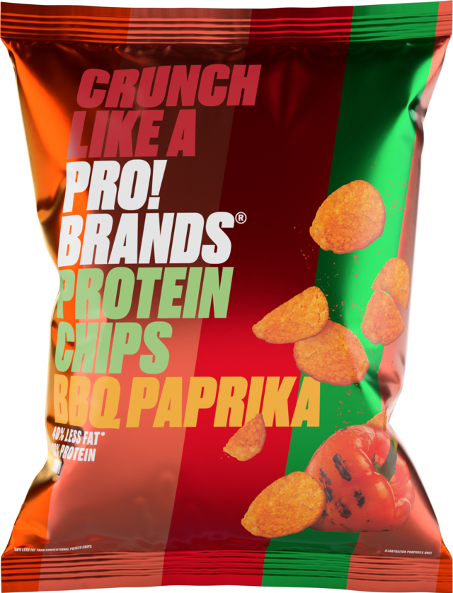 PRO!BRANDS Chips 50 g PŘÍCHUŤ: BBQ/paprika Obrázek