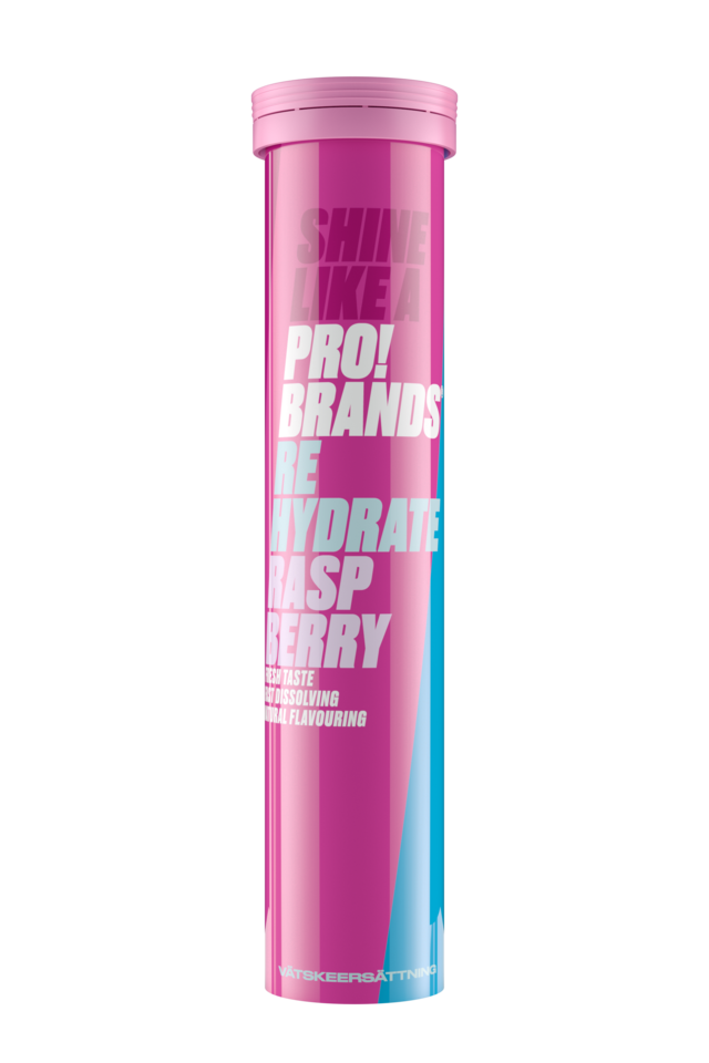 PRO!BRANDS REHYDRATE šumivé tablety 80 g PŘÍCHUŤ: Malina Obrázek