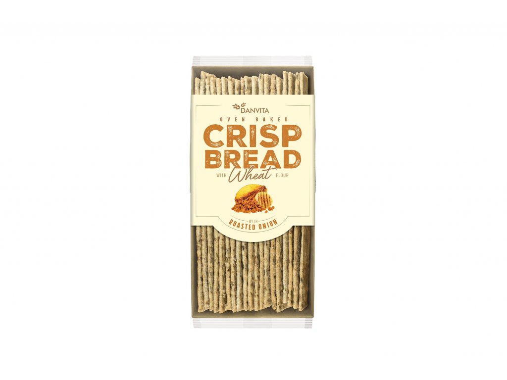 Danvita Křehké pšeničné plátky s restovanou cibulkou 130 g Obrázek
