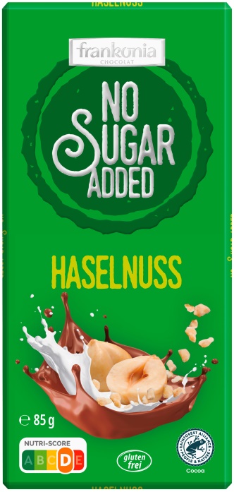 Frakonila Chocolate No Sugar Added 80 g PŘÍCHUŤ: Hořká čokoláda Obrázek