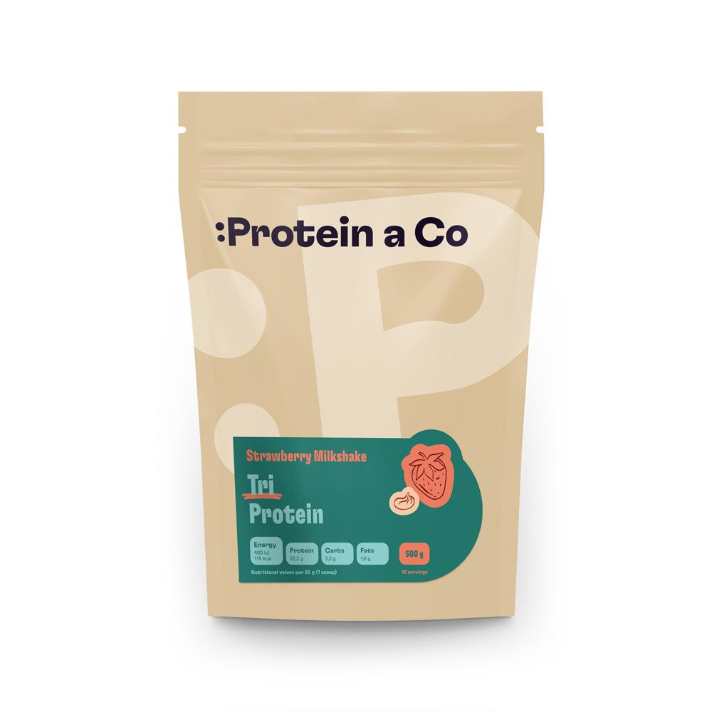 Protein&Co. TriBlend – protein MIX 1 kg PŘÍCHUŤ: Pistachio dessert Obrázek