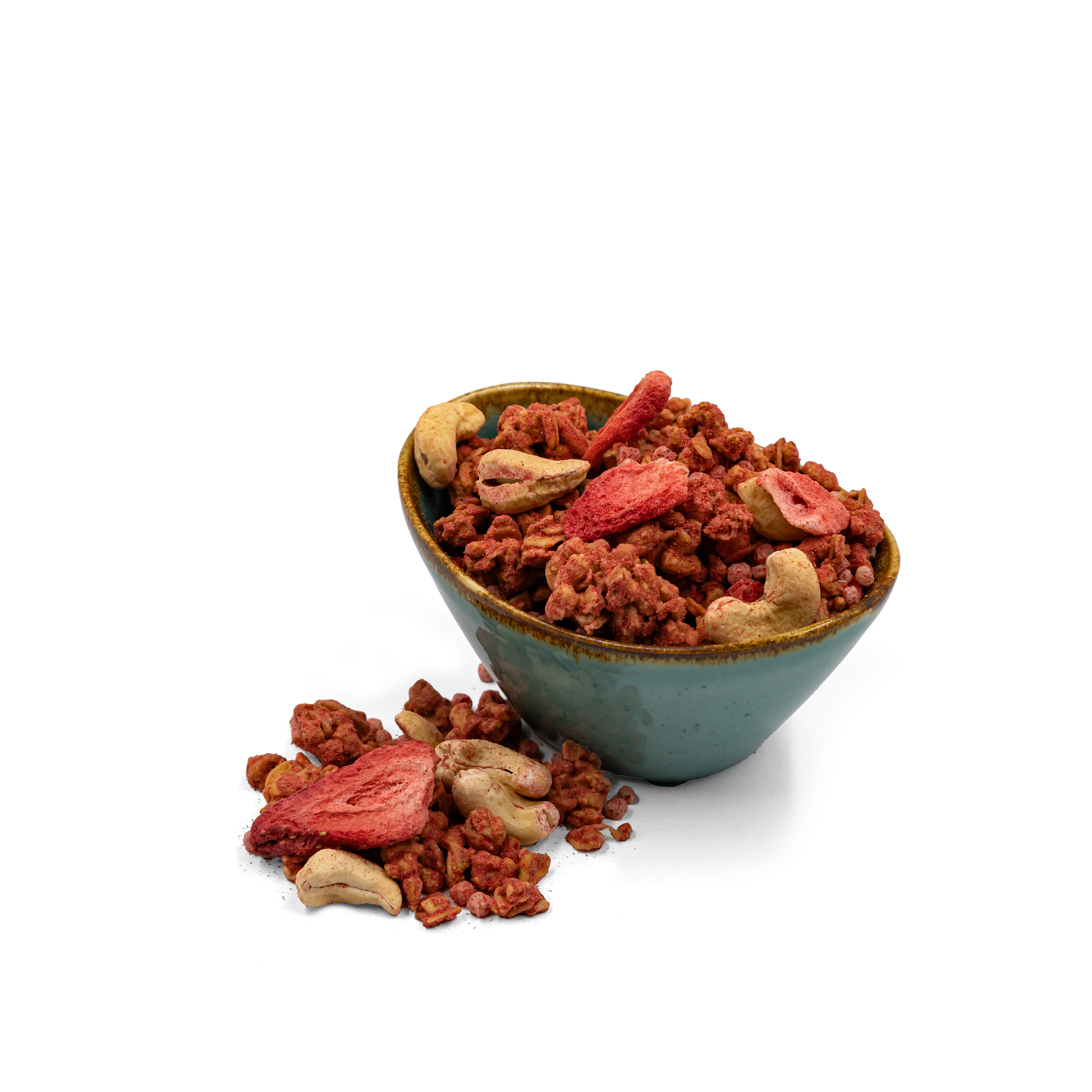 Protein & Co. Granola high protein – jahoda a kešu 400 g Obrázek
